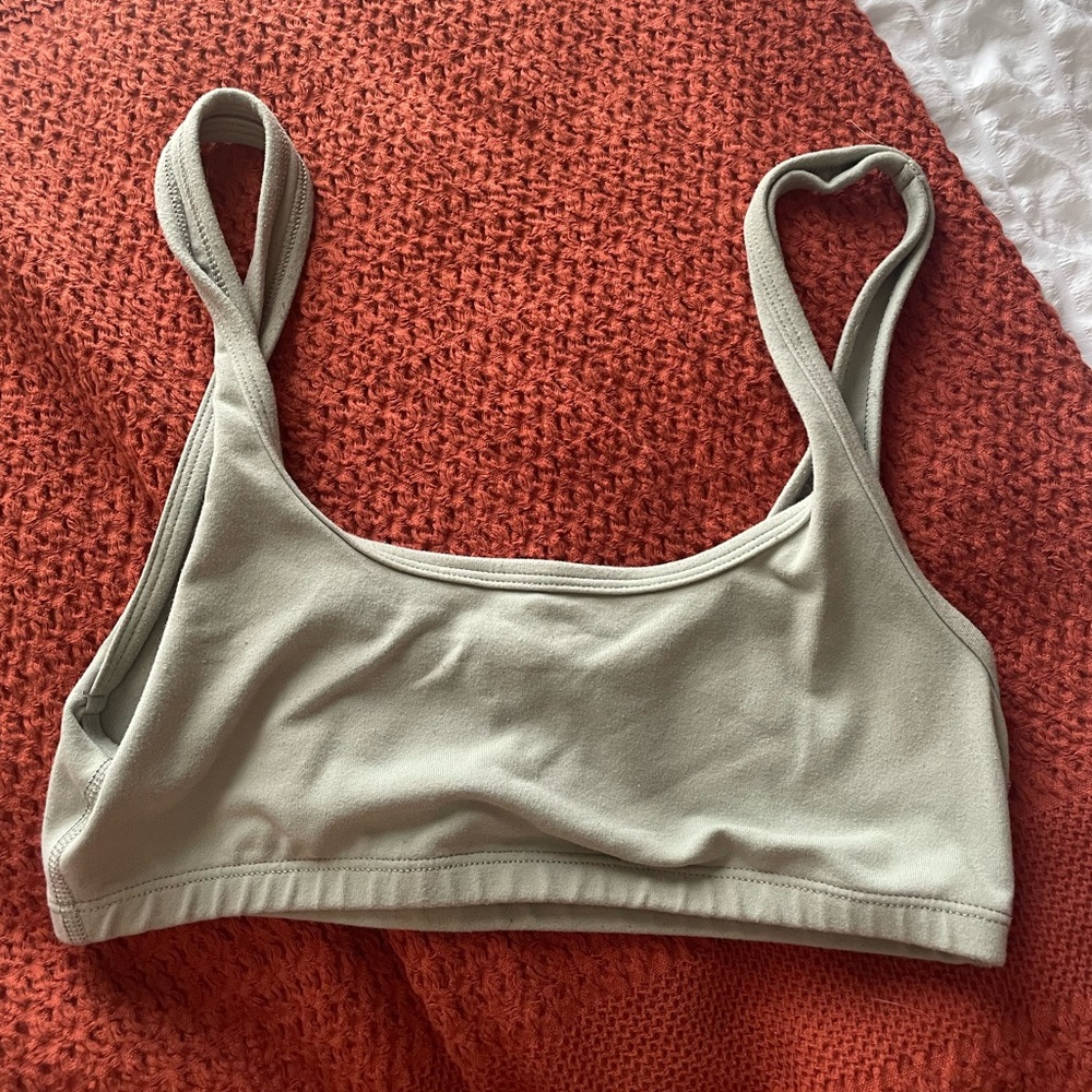 TNA Light Green Bra Top